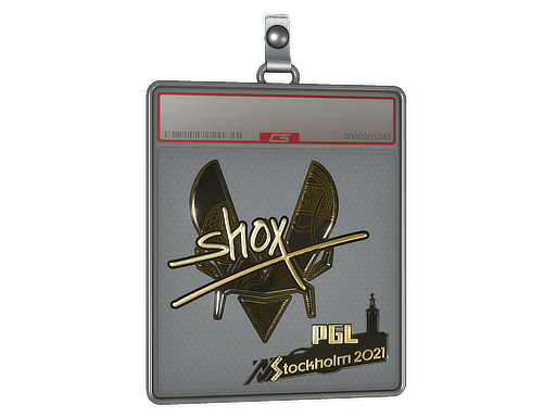 Sticker Slab | shox (Gold) | Stockholm 2021