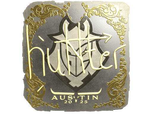 Sticker | huNter- (Gold) | Austin 2025