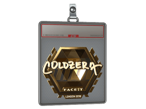 Sticker Slab | coldzera (Gold) | London 2018
