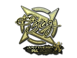 Sticker | es3tag (Gold) | Antwerp 2022