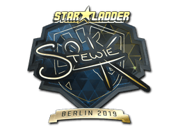 Sticker | Stewie2K (Gold) | Berlin 2019