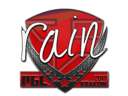 Sticker | rain | Krakow 2017