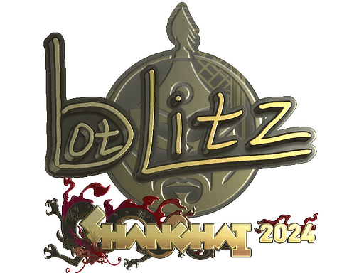 Sticker | bLitz (Gold) | Shanghai 2024