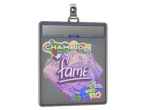 Sticker Slab | fame (Champion) | Rio 2022