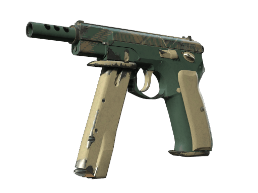 CZ75-Auto | Green Plaid - Field-Tested