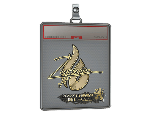 Sticker Slab | Zyphon (Gold) | Antwerp 2022