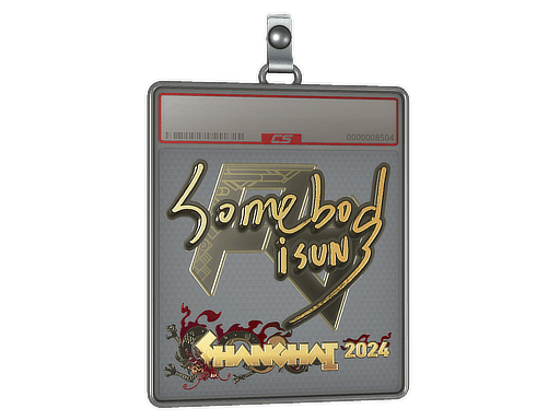 Sticker Slab | somebody (Gold) | Shanghai 2024