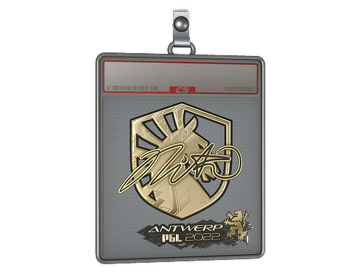 Sticker Slab | nitr0 (Gold) | Antwerp 2022