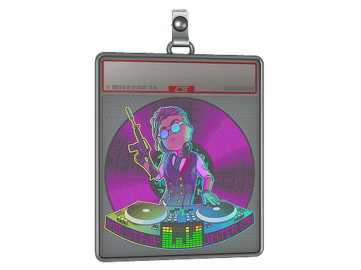 Sticker Slab | DJ Safecracker (Lenticular)