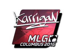 Sticker | karrigan (Foil) | MLG Columbus 2016