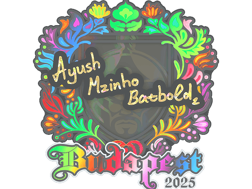 Sticker | mzinho (Holo) | Budapest 2025