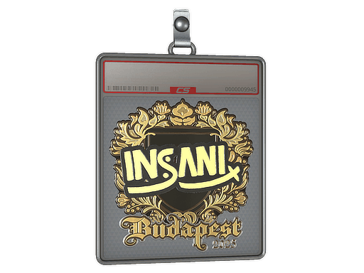 Sticker Slab | insani (Gold) | Budapest 2025