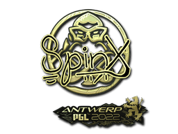Sticker | Spinx (Gold) | Antwerp 2022