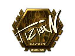 Sticker | tiziaN (Gold) | London 2018