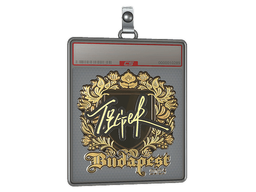 Sticker Slab | Tiger (Gold) | Budapest 2025