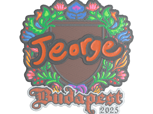 Sticker | jeorge (Embroidered) | Budapest 2025