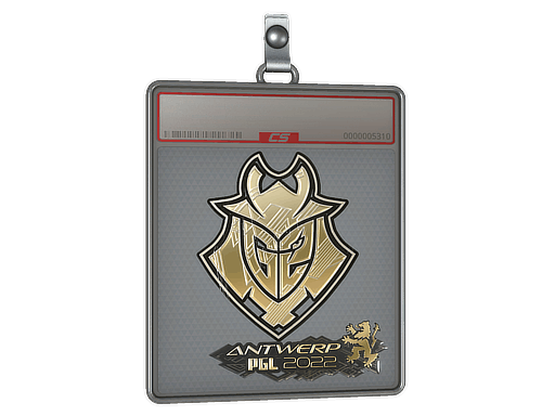 Sticker Slab | G2 Esports (Gold) | Antwerp 2022