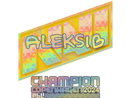 Sticker | Aleksib (Holo, Champion) | Copenhagen 2024