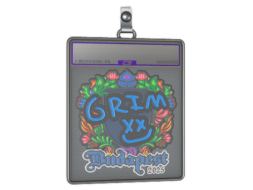 Sticker Slab | Grim (Embroidered) | Budapest 2025