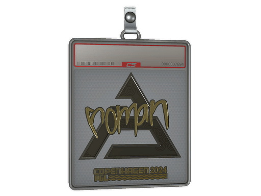 Sticker Slab | roman (Gold) | Copenhagen 2024