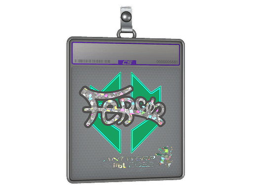 Sticker Slab | fer (Glitter) | Antwerp 2022