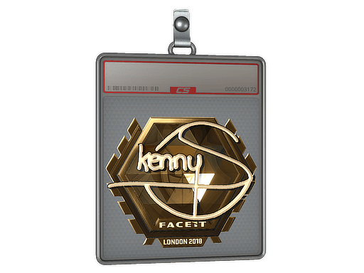 Sticker Slab | kennyS (Gold) | London 2018