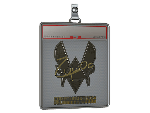 Sticker Slab | ZywOo (Gold) | Copenhagen 2024