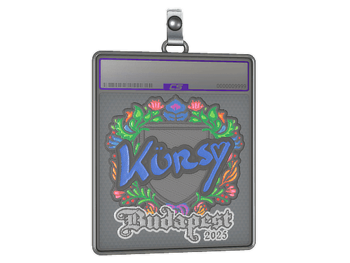 Sticker Slab | Kursy (Embroidered) | Budapest 2025