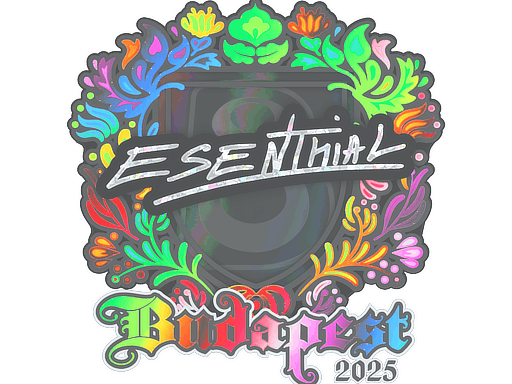 Sticker | esenthial (Holo) | Budapest 2025
