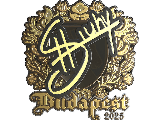 Sticker | siuhy (Gold) | Budapest 2025