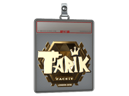 Sticker Slab | tarik (Gold) | London 2018
