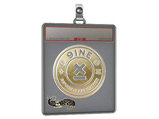 Sticker Slab | 9INE (Gold) | Paris 2023