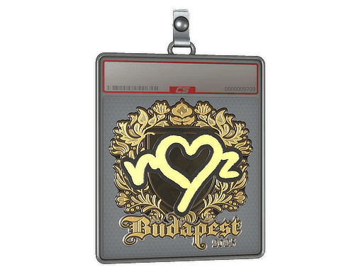 Sticker Slab | ropz (Gold) | Budapest 2025