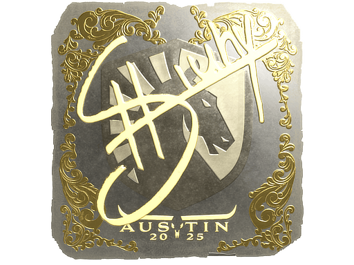 Sticker | siuhy (Gold) | Austin 2025