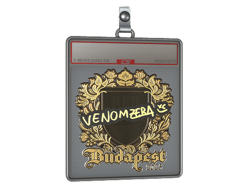 Sticker Slab | venomzera (Gold) | Budapest 2025