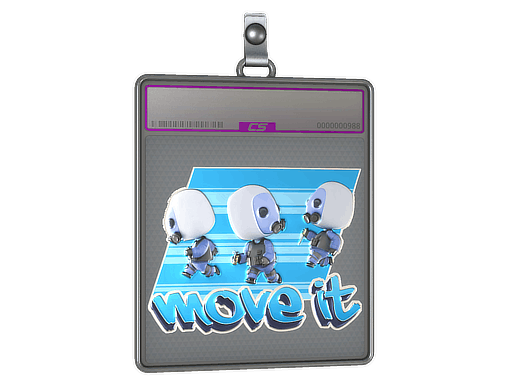 Sticker Slab | Move It (Foil)