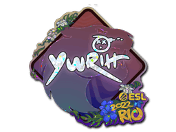 Sticker | yuurih (Glitter) | Rio 2022
