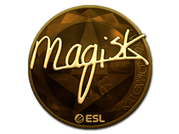 Sticker | Magisk (Gold) | Katowice 2019