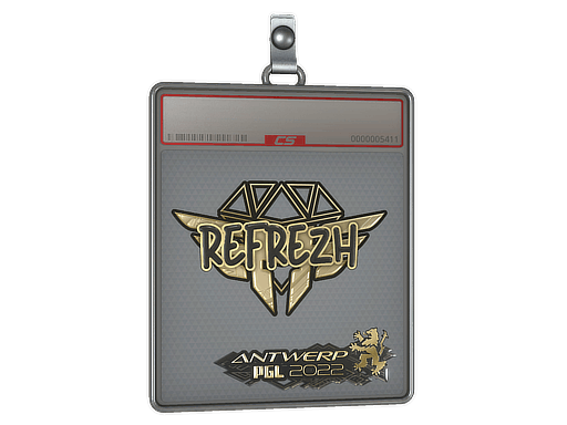 Sticker Slab | refrezh (Gold) | Antwerp 2022