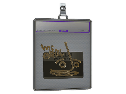 Sticker Slab | Hello Galil AR (Gold)