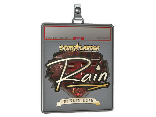 Sticker Slab | rain (Gold) | Berlin 2019