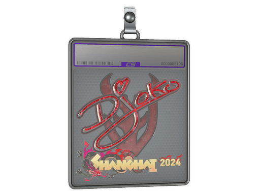 Sticker Slab | Djoko (Glitter) | Shanghai 2024