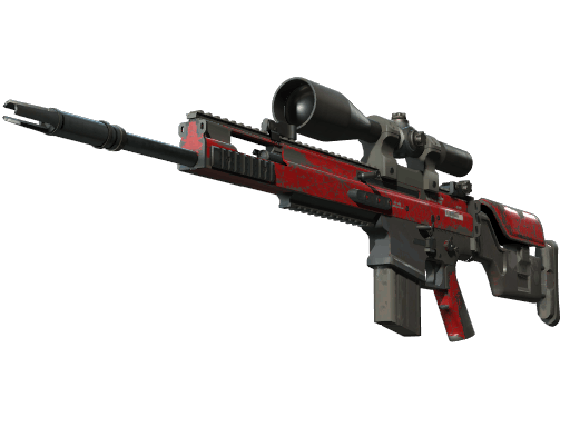 SCAR-20 | Crimson Web - Field-Tested