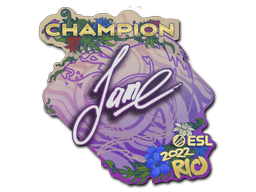Sticker | Jame (Champion) | Rio 2022