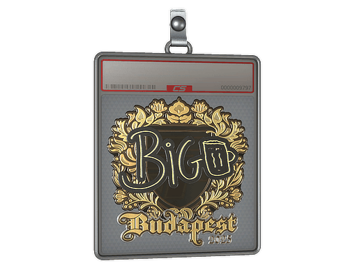 Sticker Slab | biguzera (Gold) | Budapest 2025