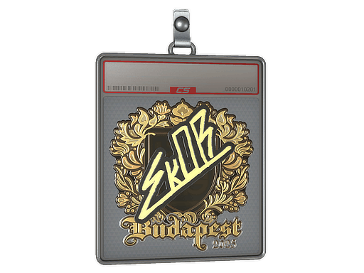 Sticker Slab | sk0R (Gold) | Budapest 2025