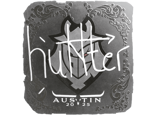 Sticker | huNter- (Foil) | Austin 2025