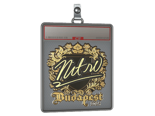 Sticker Slab | nitr0 (Gold) | Budapest 2025