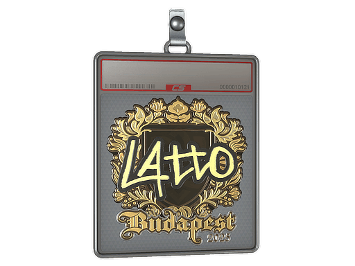 Sticker Slab | latto (Gold) | Budapest 2025