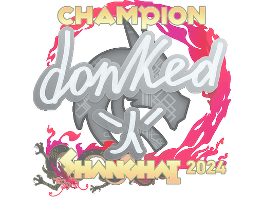 Sticker | donk (Champion) | Shanghai 2024